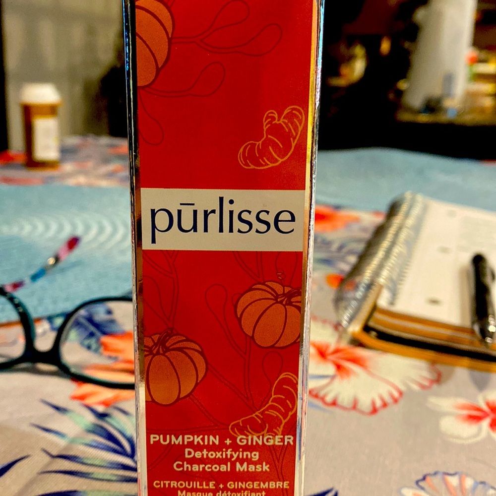 Purlisse pumpkin and ginger detoxifying charcoal mask